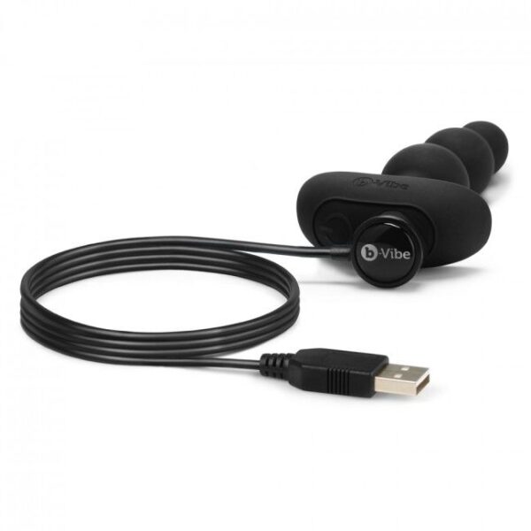 B-VIBE - TRIPLET ANAL CONTROL REMOTO BEADS NEGRO - Imagen 3