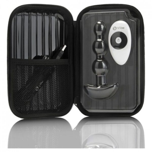 B-VIBE - TRIPLET ANAL CONTROL REMOTO BEADS NEGRO - Imagen 4