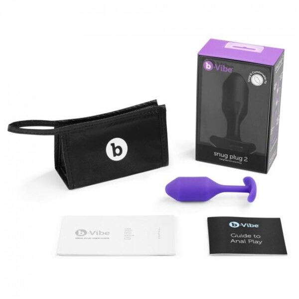 B-VIBE - SNUG PLUG ANAL 2 LILA - Imagen 3