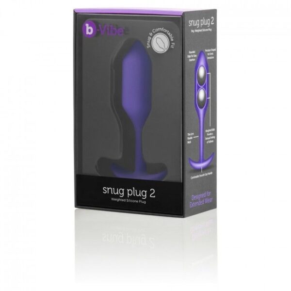 B-VIBE - SNUG PLUG ANAL 2 LILA - Imagen 5