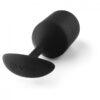 B-VIBE - SNUG PLUG ANAL 4 NEGRO - Imagen 2