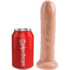 KING COCK - DILDO REALÍSTICO UNCUT NATURAL 21 CM - Imagen 3