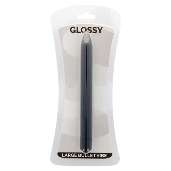 GLOSSY - SLIM VIBRADOR NEGRO - Imagen 3