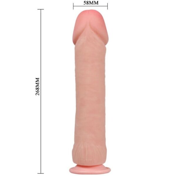 BAILE - THE BIG PENIS DILDO REALÍSTICO NATURAL 26CM - Imagen 5