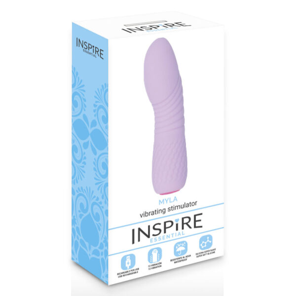 INSPIRE ESSENTIAL - MYLA VIBRADOR LILA CLARO - Imagen 4