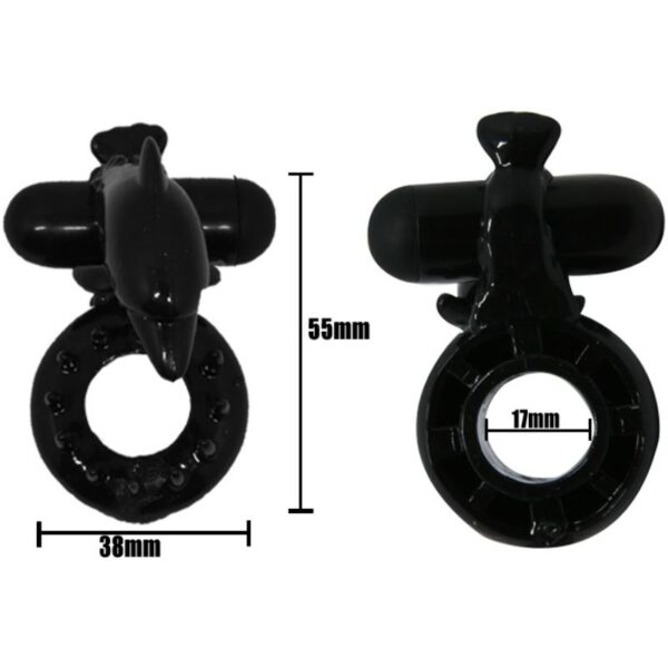 BAILE - SWEET RING ANILLO CON ESTIMULADOR CLITORIS DELFIN - Imagen 3