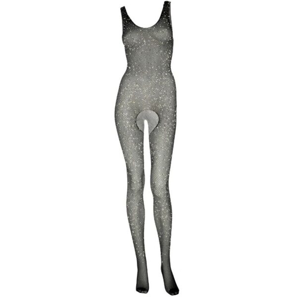 LEG AVENUE - BODYSTOCKING CON ABERTURA Y BRILLANTES T.U - Imagen 4