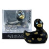 BIG TEASE TOYS - I RUB MY DUCKIE 2.0  PATO VIBRADOR ROMANCE (BLACK  GOLD) - Imagen 3