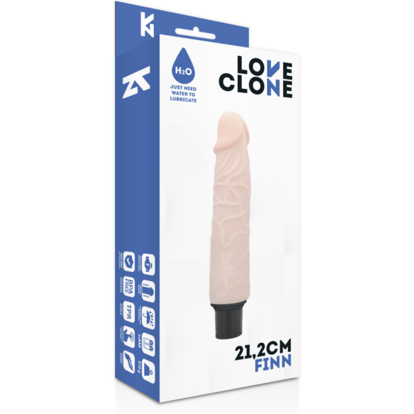 LOVECLONE - FINN VIBRADOR REALÍSTICO SELF LUBRICATION 21.2 CM -O- 3.8 CM - Imagen 5