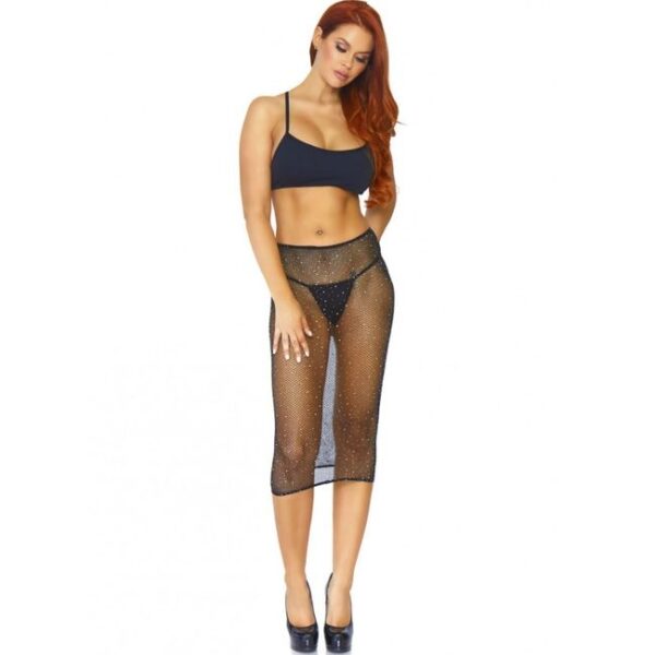 LEG AVENUE - VESTIDO CONVERTIBLE DE TUBO NEGRO T.U. - Imagen 4