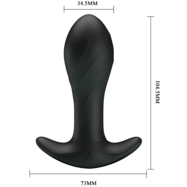 PRETTY LOVE - VIBRADOR ANAL NEGRO - Imagen 3