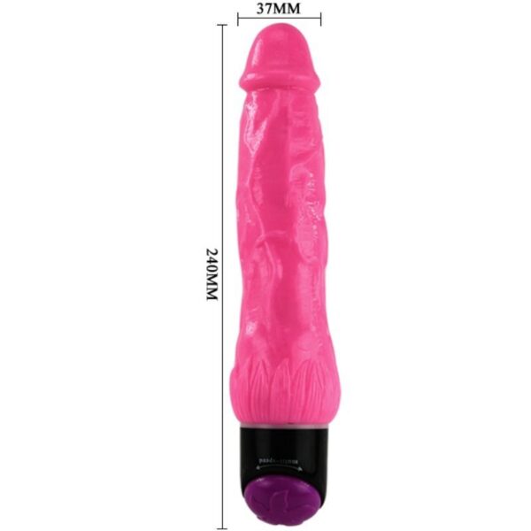 BAILE - COLORFUL SEX VIBRADOR REALÍSTICO LILA 24 CM - Imagen 4