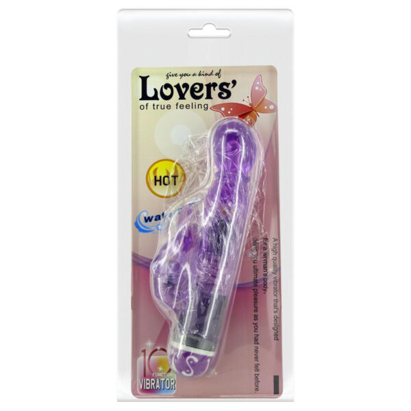 BAILE - VIBRADOR MULTIVELOCIDAD CON ESTIMULADOR LILA - Imagen 2