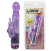 BAILE - VIBRADOR MULTIVELOCIDAD CON ESTIMULADOR LILA - Imagen 3
