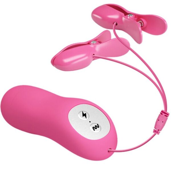 BAILE - ROMANTIC WAVE PIZAS CON VIBRACIÓN Y ELECTROSHOCK FUCSIA - Imagen 5