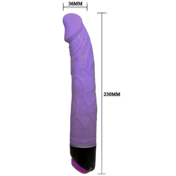 BAILE - ADOUR CLUB VIBRADOR REALÍSTICO 23 CM LILA - Imagen 3