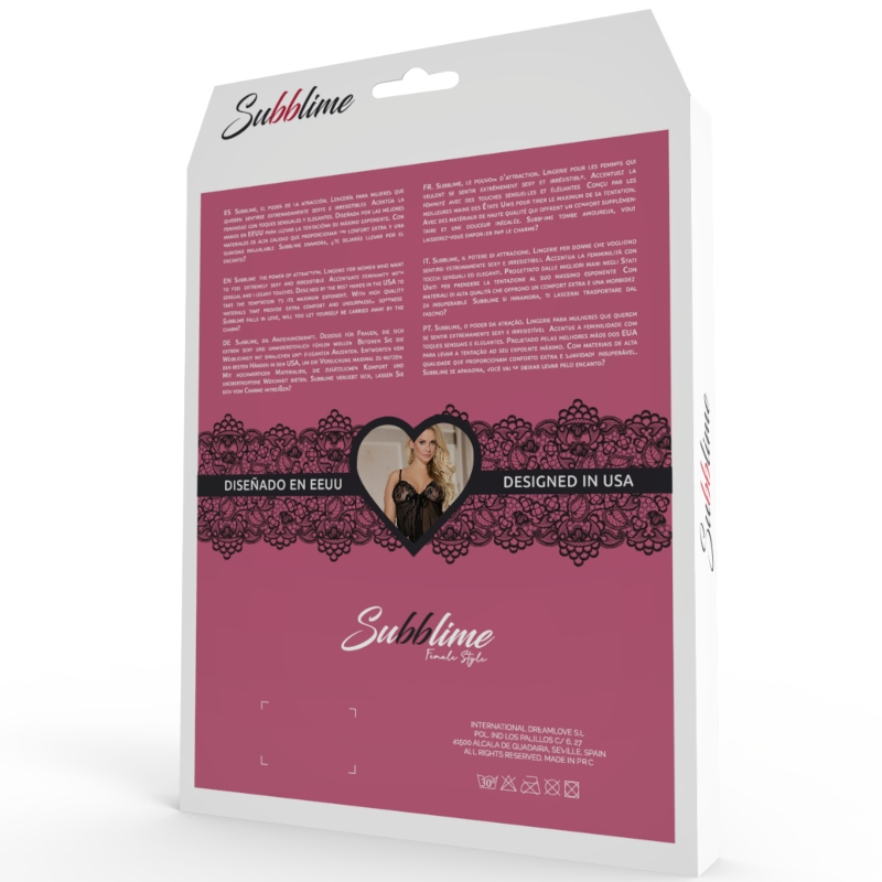 SUBBLIME - TEDDY MANGA NEGRO S/M - Imagen 5