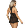 SUBBLIME - BABYDOLL ABIERTO NEGRO S/M - Imagen 3