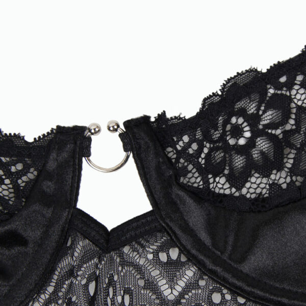 SUBBLIME - CORSET Y CINTURON NEGRO S/M - Imagen 5