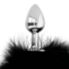 DARKNESS - EXTRA BUTTPLUG ANAL CON COLA NEGRO 7 CM - Imagen 3