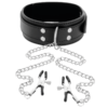 DARKNESS - COLLAR CON PINZAS PARA PEZONES NEGRO - Imagen 2