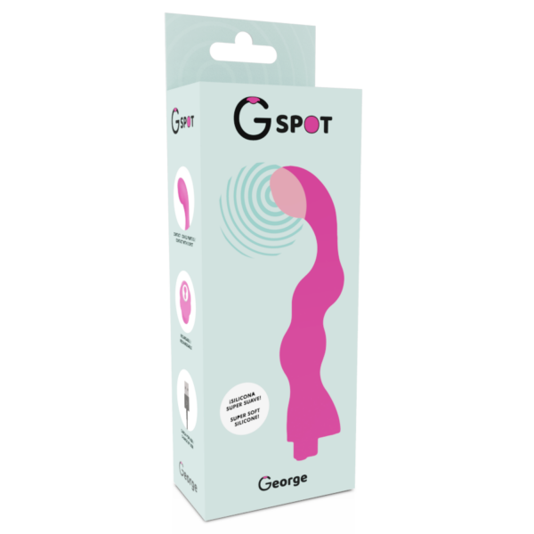 G-SPOT - GEORGE VIBRADOR PUNTO G ROSA CHICLE - Imagen 3
