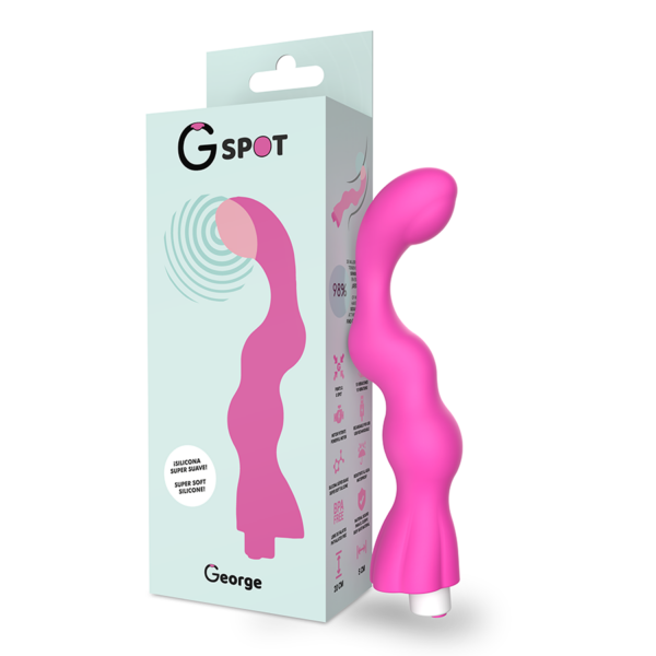 G-SPOT - GEORGE VIBRADOR PUNTO G ROSA CHICLE - Imagen 2