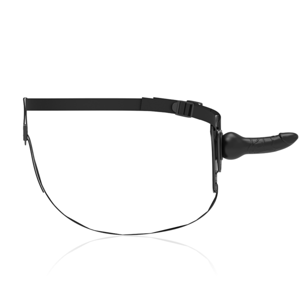 FETISH SUBMISSIVE HARNESS - SILICONA NEGRO REALISTIC 16 CM - Imagen 3