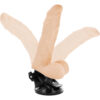 BASECOCK - VIBRADOR REALÍSTICO ARTICULABLE CONTROL REMOTO NATURAL 21 CM -O- 5 CM - Imagen 3