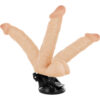 BASECOCK - VIBRADOR REALÍSTICO ARTICULABLE CONTROL REMOTO NATURAL 20 CM -O- 4.5 CM - Imagen 3