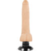 BASECOCK - VIBRADOR REALÍSTICO 2-1 NATURAL 18.5 CM -O- 4 CM - Imagen 4