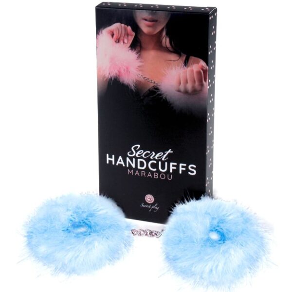 SECRETPLAY - ESPOSAS AZUL MARABOU - Imagen 2