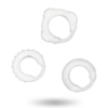 ADDICTED TOYS - SET 3 ANILLOS PENE CLEAR - Imagen 2