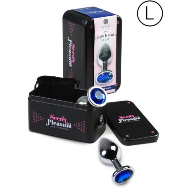 SECRETPLAY - PLUG ANAL AZUL L - Imagen 2