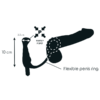 ADDICTED TOYS - VIBRADOR PROSTÁTICO NEGRO 10 CM - Imagen 4
