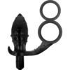 ADDICTED TOYS - PLUG ANAL CON ANILLA DOBLE NEGRO - Imagen 2