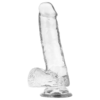 X RAY - CLEAR DILDO REALISTA TRANSPARENTE 18.5 CM -O- 3.8 CM - Imagen 3