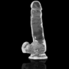 X RAY - CLEAR DILDO REALISTA TRANSPARENTE 18.5 CM -O- 3.8 CM - Imagen 5