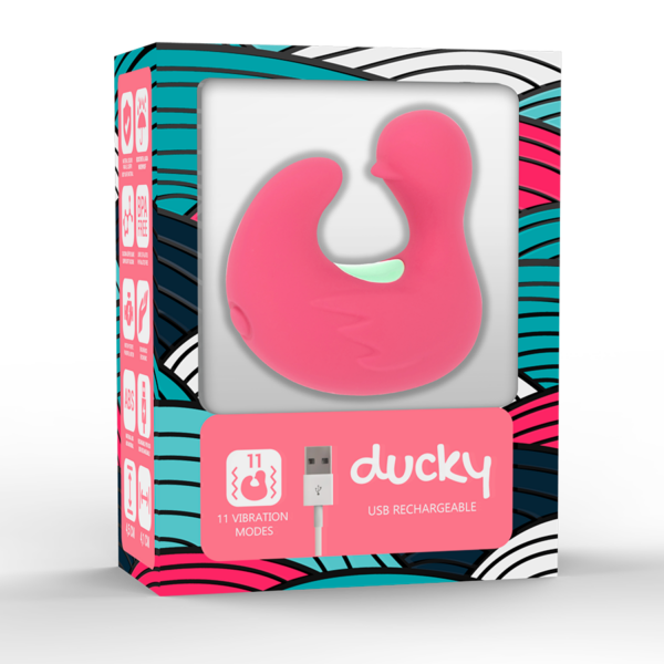 HAPPY LOKY - DEDAL PATO ESTIMULADOR DE SILICONA RECARGABLE DUCKYMANIA - Imagen 3
