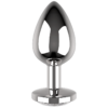 COQUETTE CHIC DESIRE - PLUG ANAL DE METAL TALLA L CRISTAL CLEAR 4 X 9CM - Imagen 3