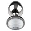 COQUETTE CHIC DESIRE - PLUG ANAL DE METAL TALLA L CRISTAL CLEAR 4 X 9CM - Imagen 4