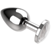 COQUETTE CHIC DESIRE - PLUG ANAL DE METAL TALLA L CRISTAL CLEAR 4 X 9CM - Imagen 5