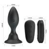 MR PLAY - PLUG ANAL CON VIBRACIÓN NEGRO CONTROL REMOTO - Imagen 5
