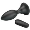 MR PLAY - PLUG ANAL CON VIBRACIÓN NEGRO CONTROL REMOTO - Imagen 2