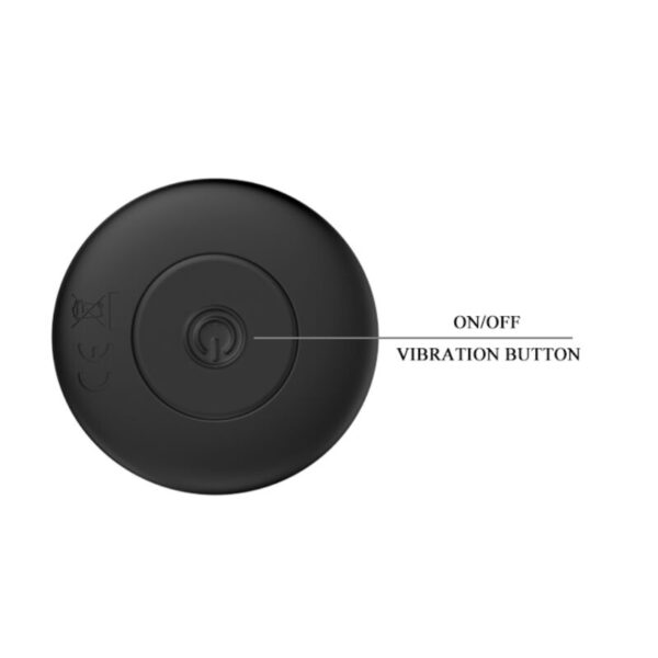 MR PLAY - PLUG ANAL VIBRADOR NEGRO RECARGABLE - Imagen 5