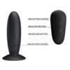 MR PLAY - PLUG ANAL CON VIBRACIÓN NEGRO CONTROL REMOTO - Imagen 2