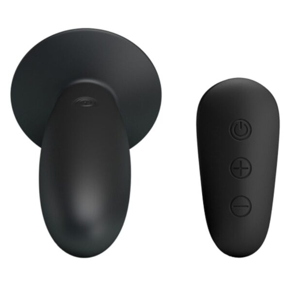 MR PLAY - PLUG ANAL CON VIBRACIÓN NEGRO CONTROL REMOTO - Imagen 5