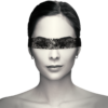 COQUETTE CHIC DESIRE - ANTIFAZ ENCAJE NEGRO CINTA - Imagen 2