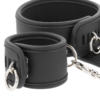 FETISH SUBMISSIVE - COLLAR Y ESPOSAS CUERO VEGANO CON FORRO DE NEOPRENO - Imagen 5