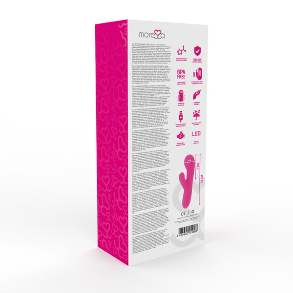 MORESSA - JERRY CLIP VIBRADOR PUNTO G Y CLITORIS PREMIUM SILICONE RECARGABLE - Imagen 4